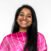 Woman doing close up photoshoot in studio Happy Indian woman wearing a sari